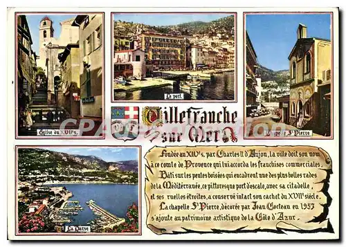 Cartes postales moderne Villefranche sur Mer Alpes Maritimes