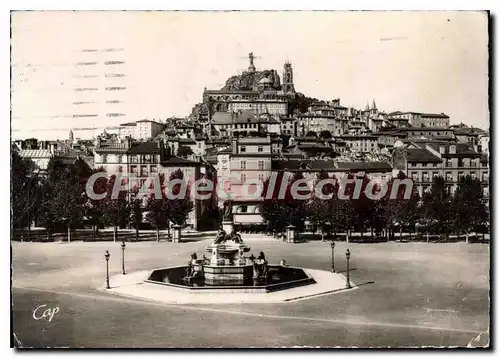 Moderne Karte Le Puy La Place du Breuil