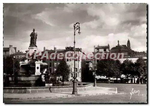 Cartes postales moderne Le Puy Haute Loire Place du Breuil fontaine crozatier