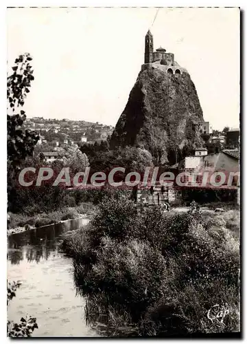 Cartes postales moderne Le Puy Haute Loire Le Rocher Saint Michel et l'Aiguilhe