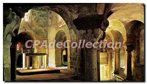 Moderne Karte Le Puy Haute Loire Saint Michel d'Aiguilhe Interieur de la Chapelle