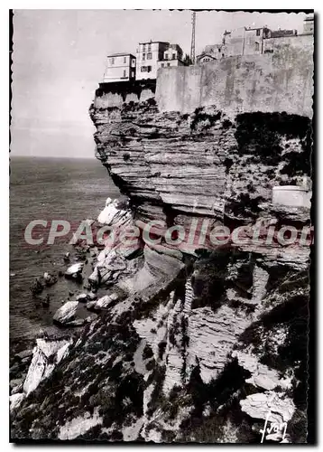 Cartes postales moderne Bonfacio Corse La falaise