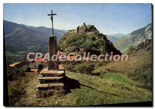Cartes postales moderne l'Ariege touristique Environs d'Ax Les Thermes Le Chateau de Lordat
