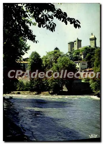 Cartes postales moderne Foix Ariege Le Chateu et l'Ariege