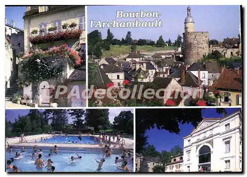 Cartes postales moderne Bourbonnais Bourbon l'Archambault Allier Tour Quiquengrogne
