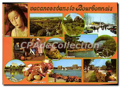Cartes postales moderne Beaux sites du Bourbonnais Vacances dans le Rourbonnais Allier