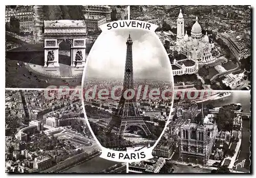 Cartes postales moderne Souvenir de Paris