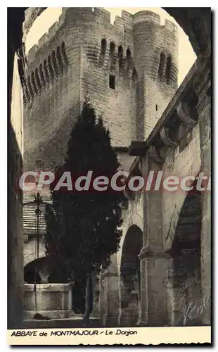 Cartes postales moderne Abbaye de Montmajour Le Donjon