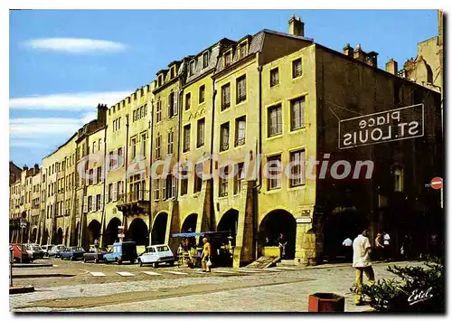 Moderne Karte Au Pays Lorrain Metz Loseille La place Saint Mouis et ses maisons