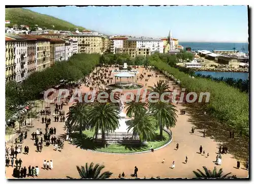 Moderne Karte La Corse ide de Beaute Bastia La place St NIcolas