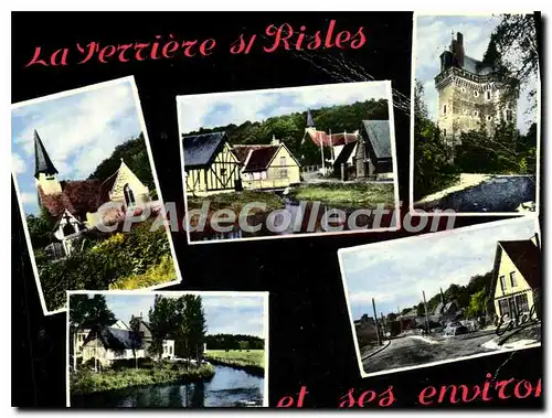 Cartes postales moderne La Ferriere sur Risle Eure et ses Environs l'Eglise puis le village de Champignolles