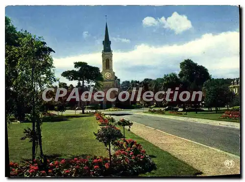 Cartes postales moderne La Cote Fleurie Deauville Calvados l'Eglise