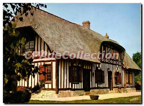 Cartes postales moderne Chaumiere normande