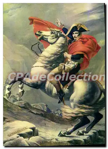 Cartes postales moderne Couleurs et Lumiere de France Bonaparte Alpes par David Musee de Versailles