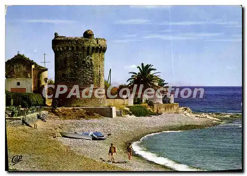 Cartes postales moderne Ile de Beaute La Corse cap corse Miomo La Tour Genoise