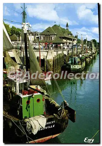 Cartes postales moderne Trouville Calvados Le port de peche sur la Toques