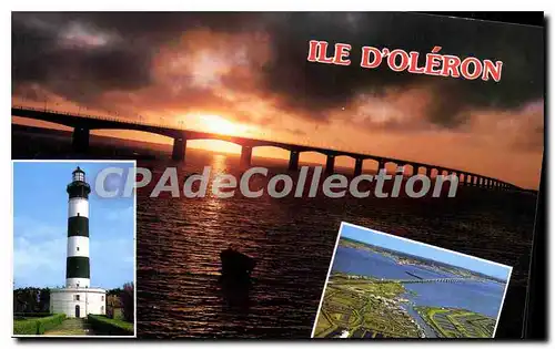 Cartes postales moderne Coucher de Soleil sur le Pont d'Oleron Ch Mme