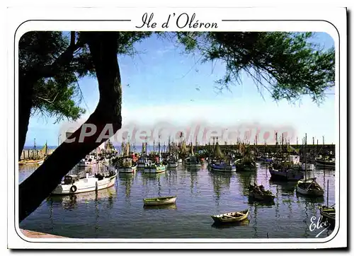 Cartes postales moderne Ile d'Oleron La Cothiniere Le Port au fond le Phare