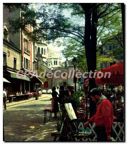 Cartes postales moderne Paris Montmartre place du Terire