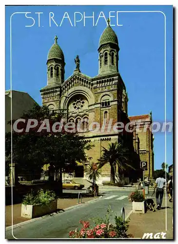 Cartes postales moderne La Cote d'Azur Saint Raphael Var l'eglise