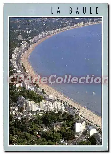 Moderne Karte La Bretagne en Couleur la Baule Loire Atlantique vue generale