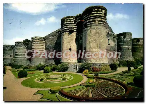 Cartes postales moderne Angers le chateau et les jardins