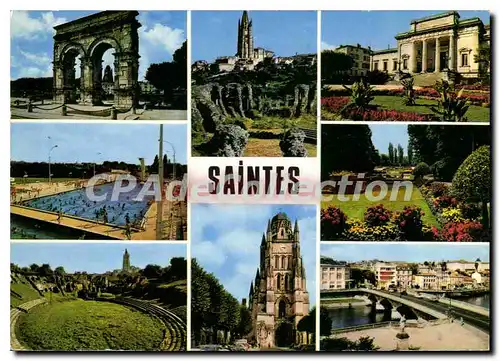 Cartes postales moderne Saintes Charente Maritime cite Gallo Romaine l'Arc de Germanicus la Piscine les Arenes Gallo Ro