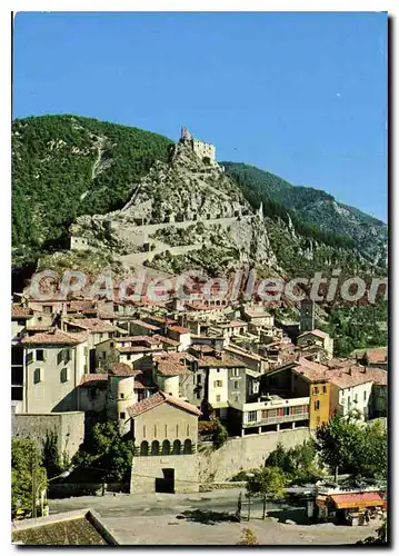 Cartes postales moderne Entrevaux Alpes de Haute Provence village medieval fortifiee par Vauban de 1592 a 1702 vue gene