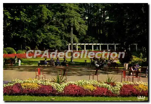 Moderne Karte Aix les Bains le Parc Thermal et sa Pergola