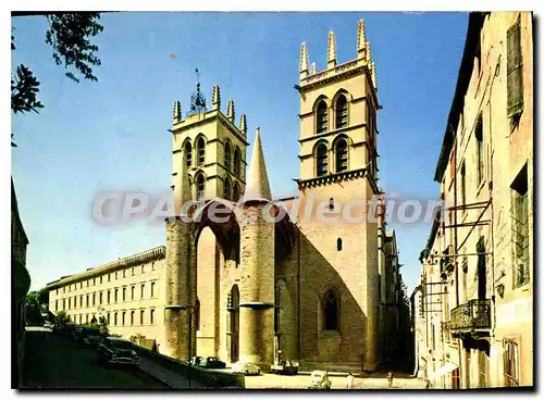 Cartes postales moderne Montpellier Herault la cathedrale Saint Pierre