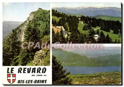 Moderne Karte En Savoie Aux environs d'Aix les Bains le plateau du Revard