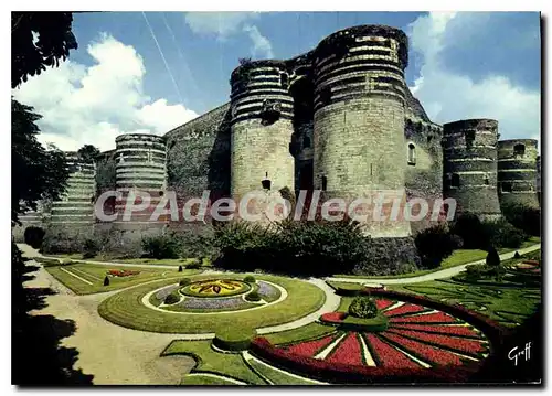 Cartes postales moderne Les chateaux de la Loire Angers Maine et Loire ancien chateau des Foulques reconstruit par sain