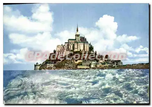 Cartes postales moderne Le Mont Saint Michel Cote Sud a maree Haute