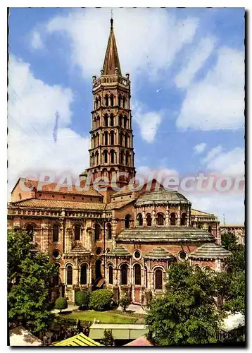 Cartes postales moderne Toulouse la ville Rose cite des Violettes abside de la Basilique Saint Sernin XI et XII siecle