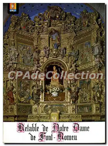 Cartes postales moderne Retable de Notre Dame de Font Romeu