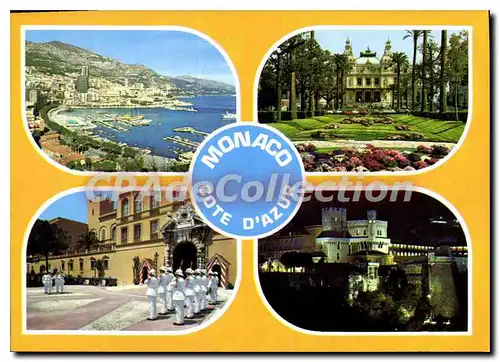 Cartes postales moderne Principaute de Monaco vue generale le casino le palais