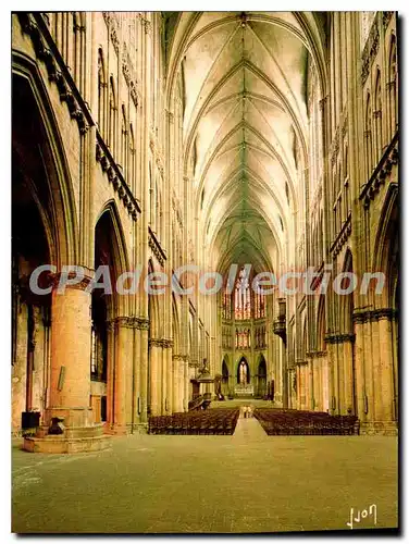 Moderne Karte Metz Moselle la cathedrale la Nef la plus Haute de France apres le Choeur de Beauvais et avec l