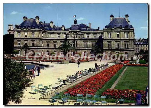 Moderne Karte Paris les Jardins du Luxembourg