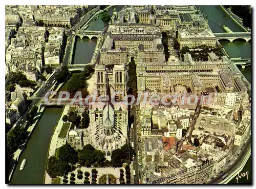 Cartes postales moderne Paris l'Ile de la Cite et Notre Dame