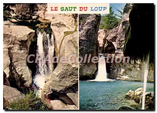 Cartes postales moderne Cote d'Azur French Riviera Excursion des Gorges du Loup le Saut du Loup