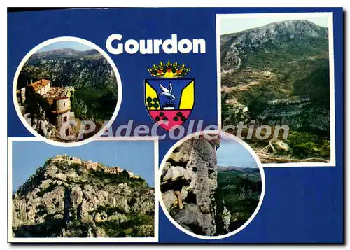 Cartes postales moderne Gourdon Alp Mar