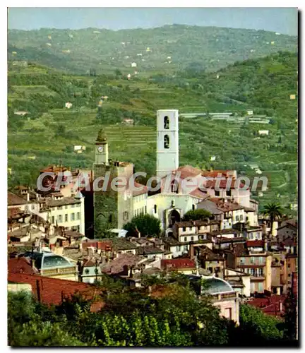 Cartes postales moderne La Cote d'Azur miracle de la nature Grasse Alpes Maritimes vue sur la vieille ville