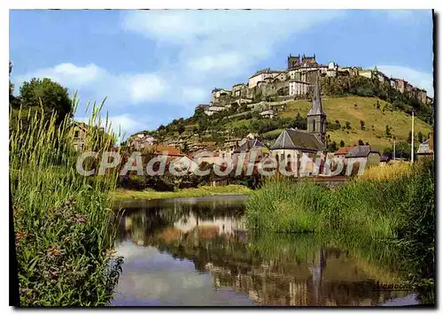 Cartes postales moderne Saint Flour Cantal vue generale prise des bords de l'Ander