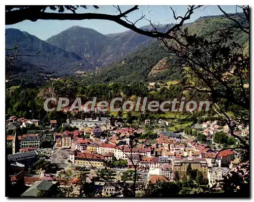 Cartes postales moderne Les Pyrenees Ariegeoises Aix les Thermes station Thermale ete en hiver vue generale