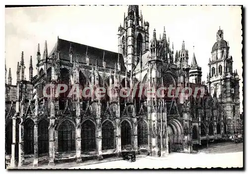 Cartes postales moderne Cathedrale d'Evreux cote Nord vue d'ensemble XV et XVI siecle