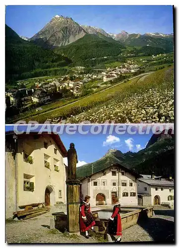 Cartes postales moderne Scuol Tarasp Vulpera Suisse station Thermale des Alpes