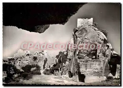 Cartes postales moderne Les Baux de Provence B du Rh la Terras du chateau et ses ruines