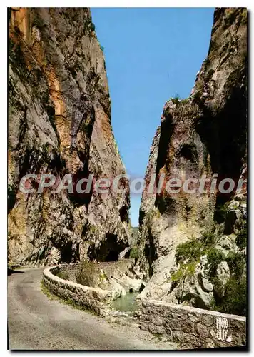 Moderne Karte Paysages de France Clues de Barles Alpes de Haute Provence site pittoresque de la Haute Provenc