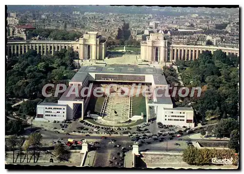 Moderne Karte Paris le palais de Chaillot