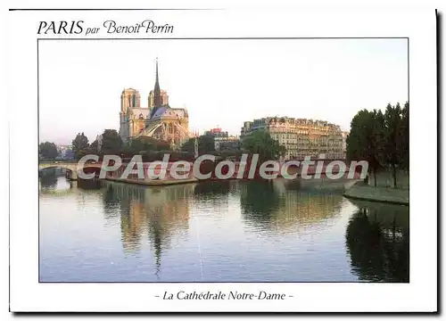 Moderne Karte Paris par Benoit Penin la cathedrale Notre Dame